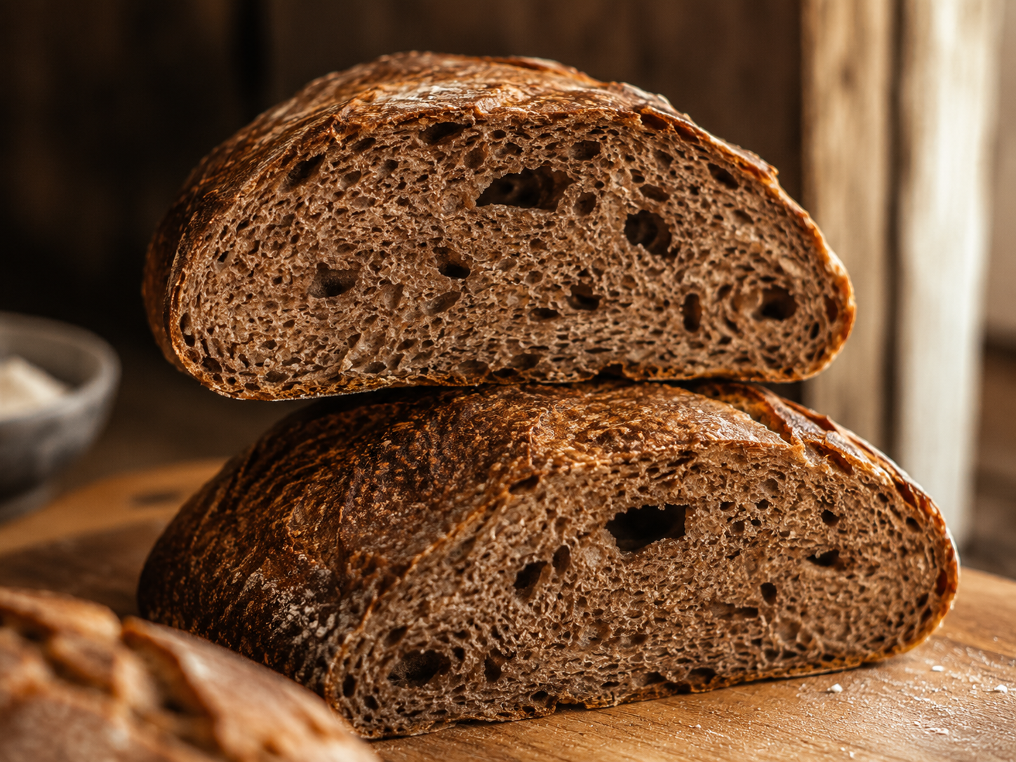 Brown Bread, Baguette or Buns