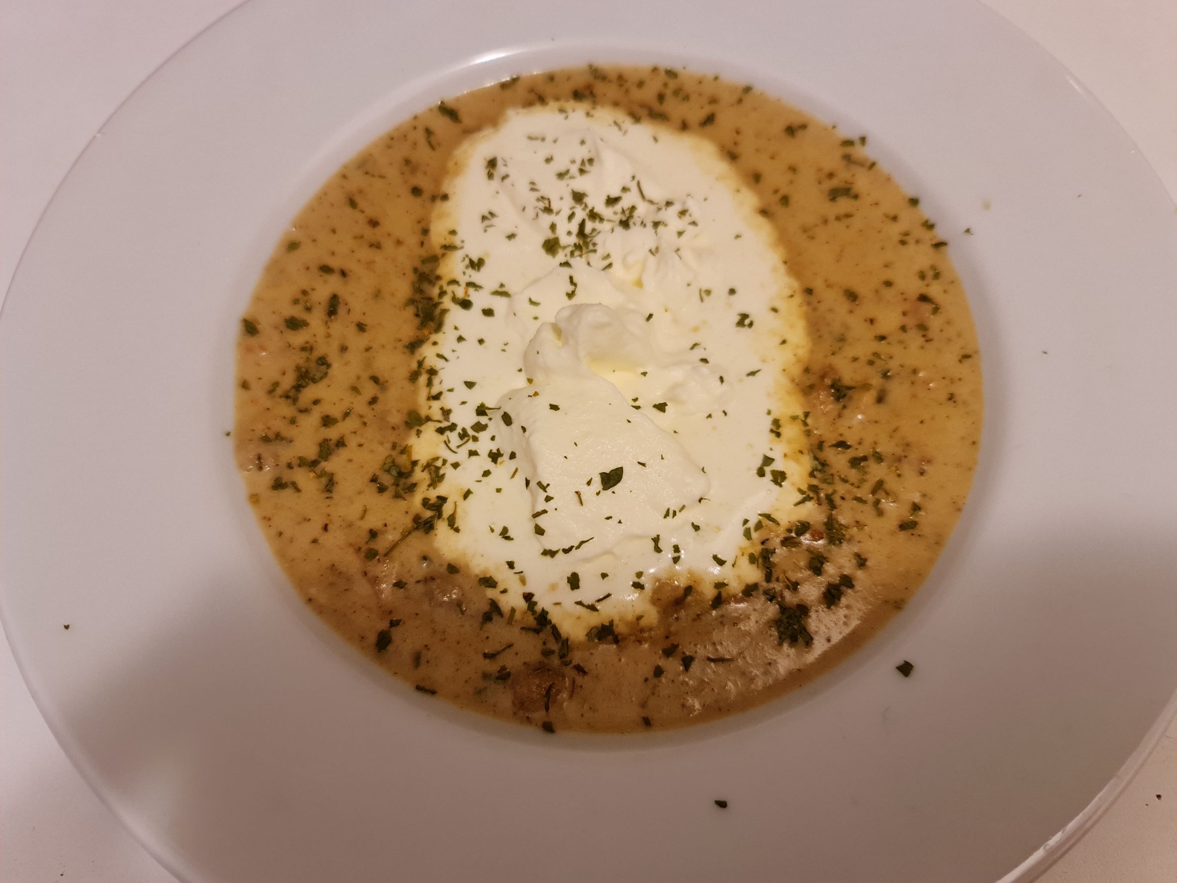 Mushroom Cream Soup