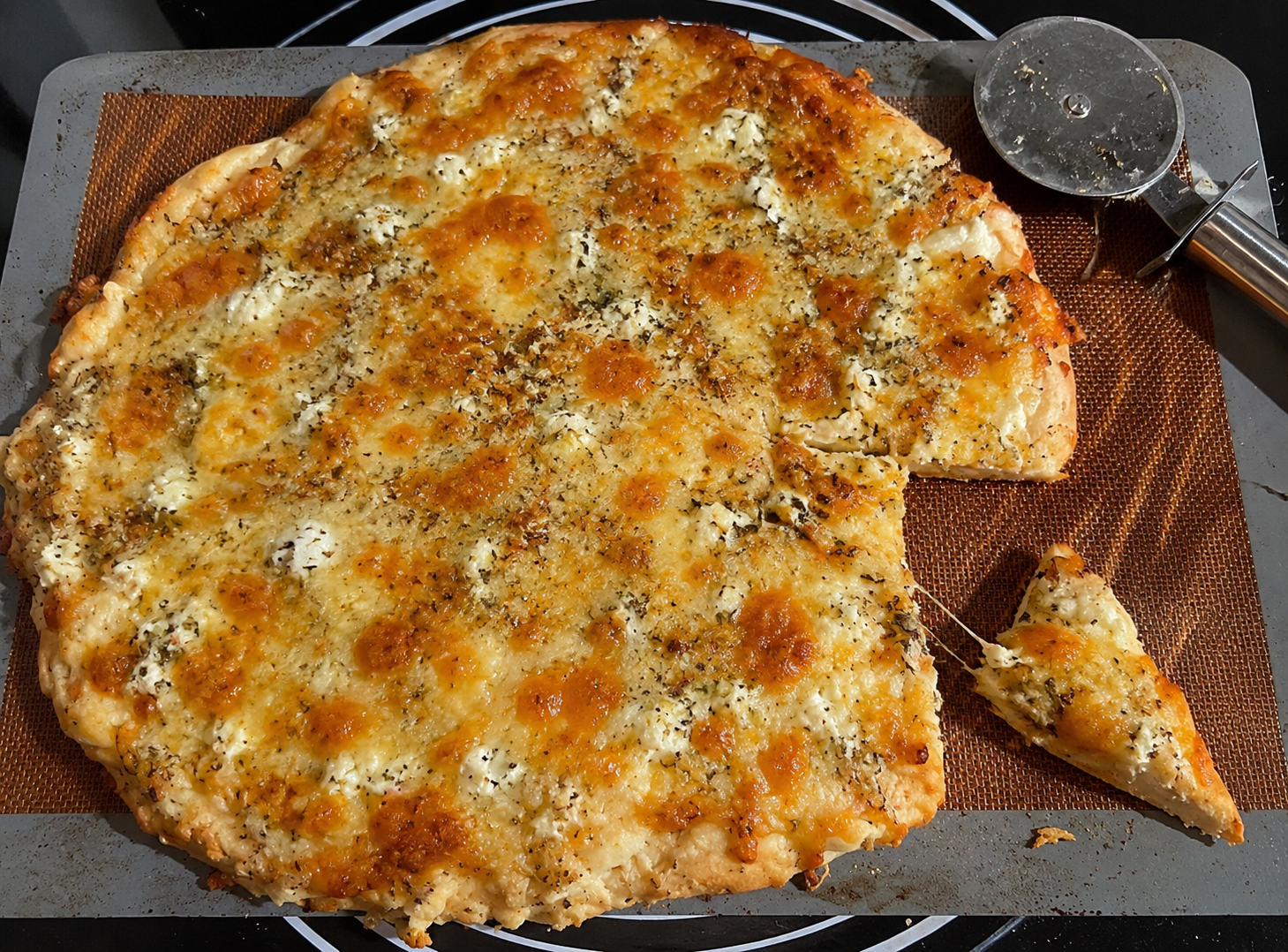 Garlic Cheese Flatbread