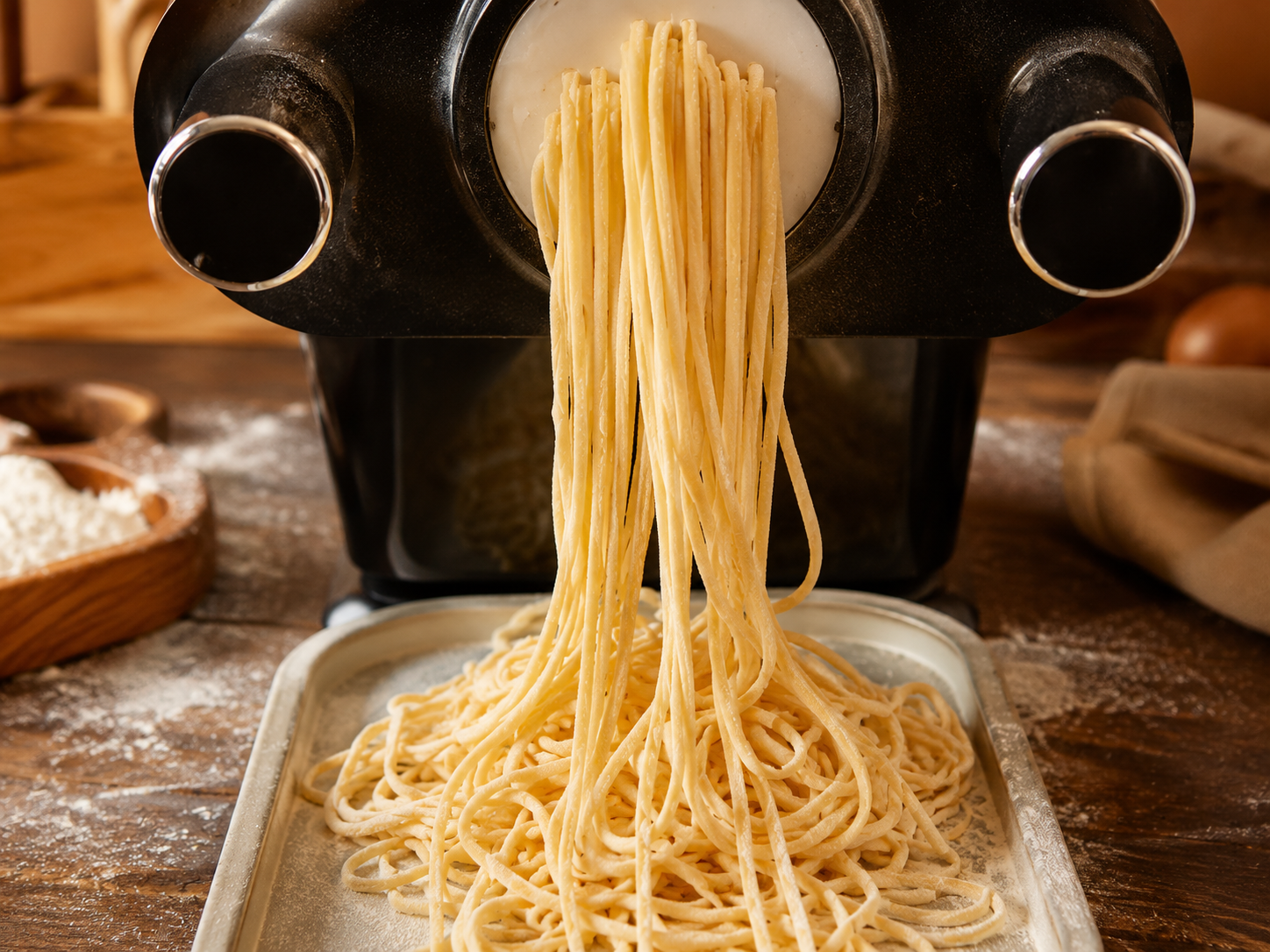 Pasta Dough from the Pasta Maker