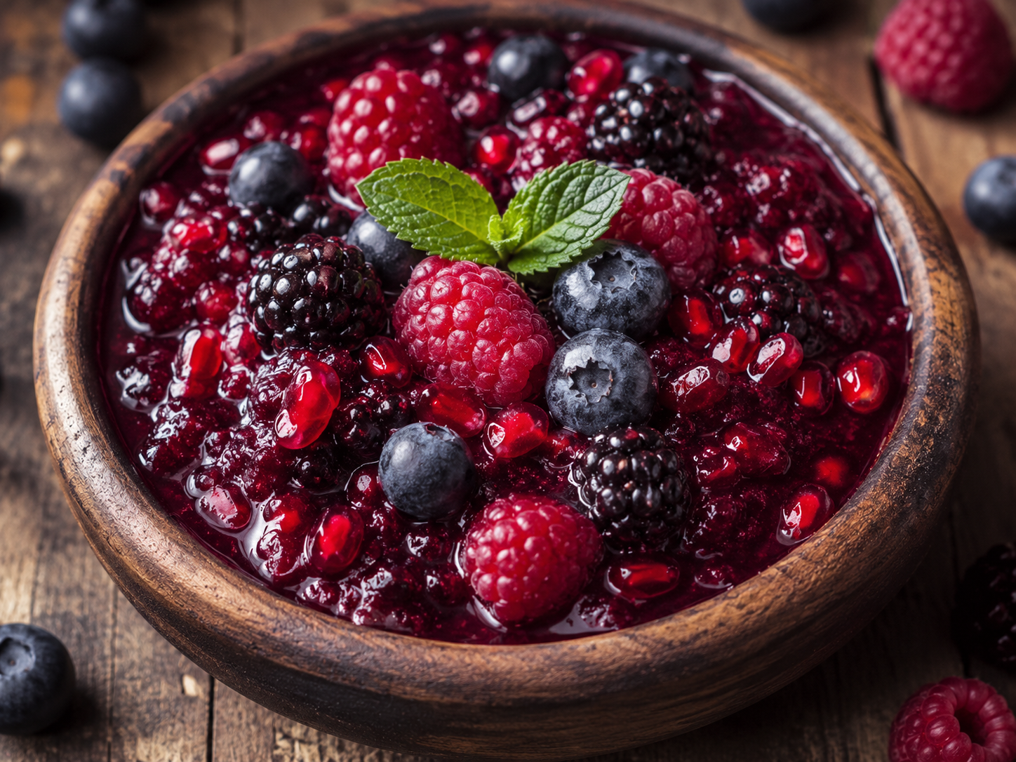 Cold Wild Berry Sauce