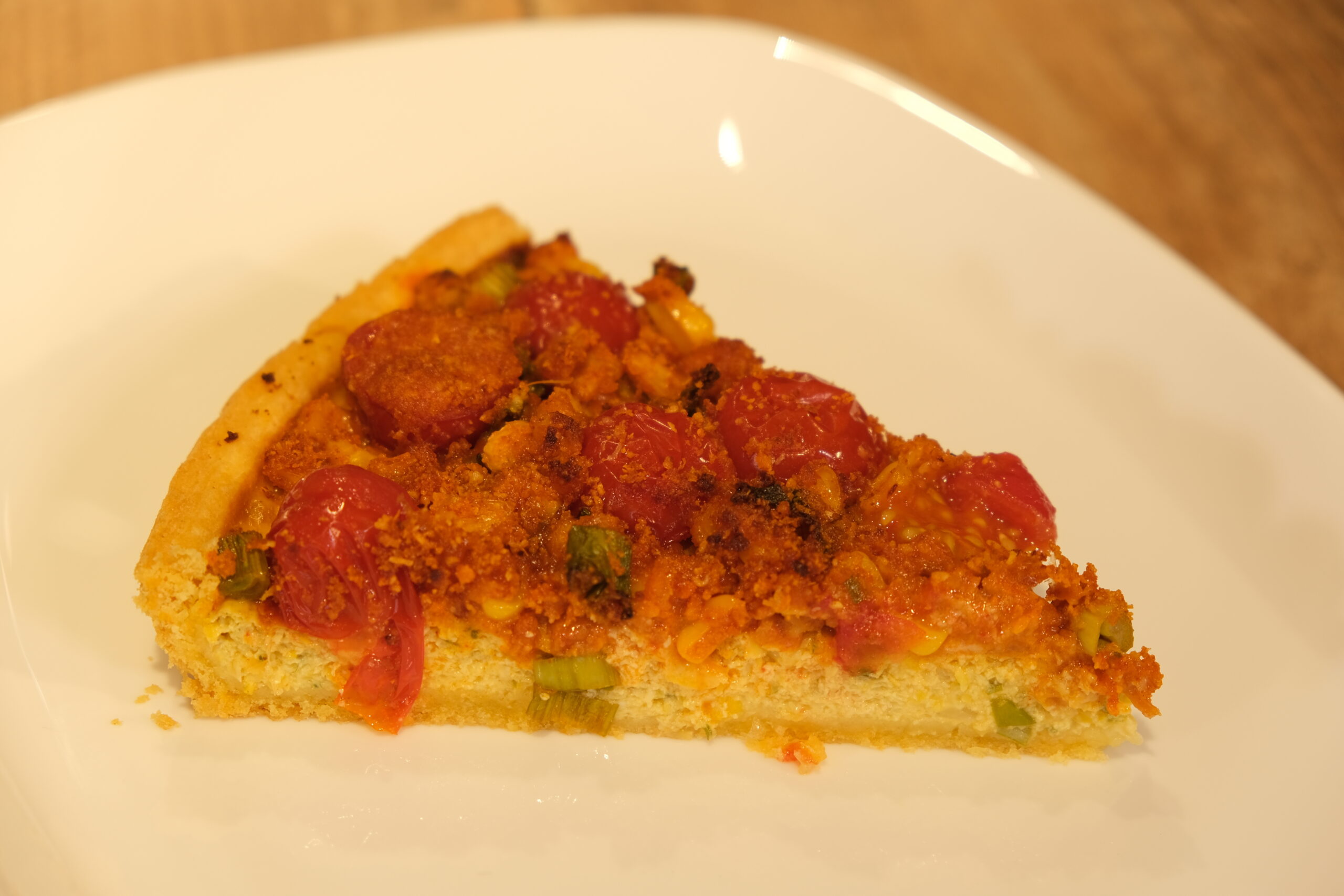 Corn Tomato Pie