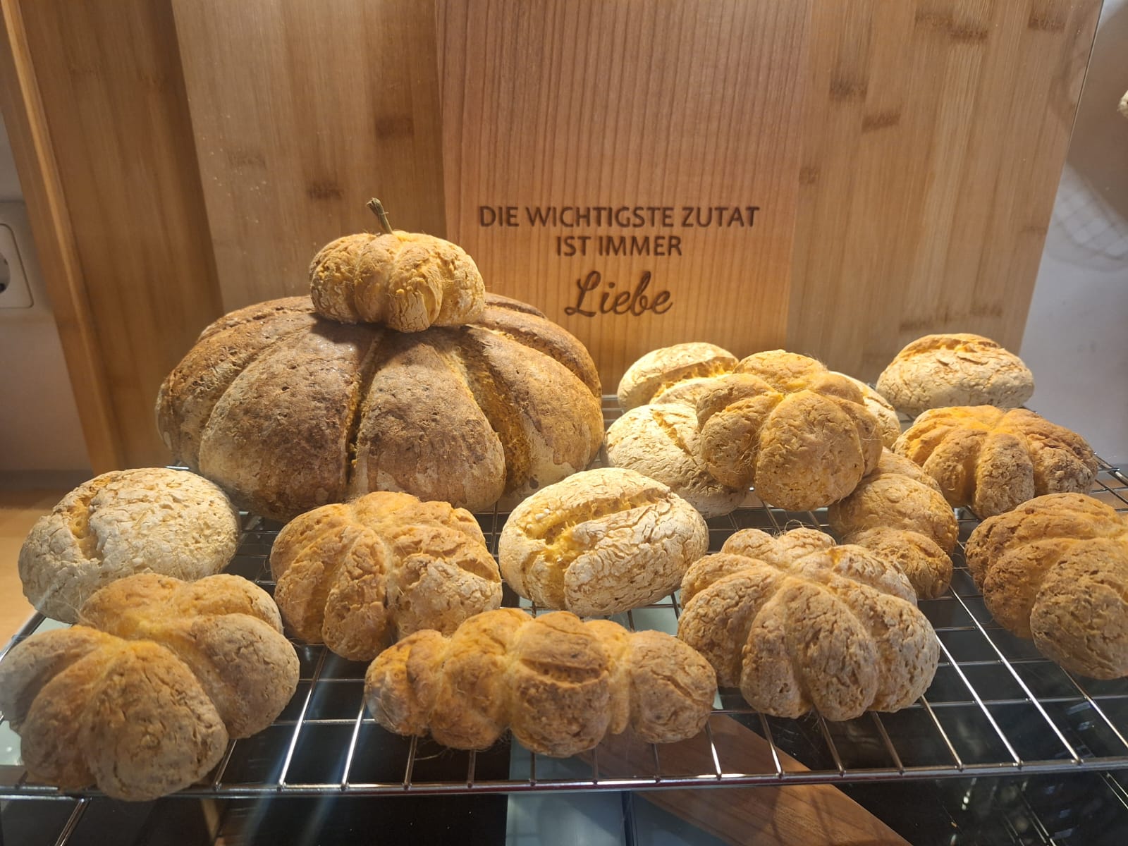 Pumpkin Bread, Baguette or Buns