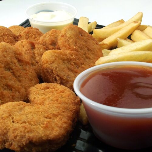Chicken Nuggets with Sweet and Sour sauce