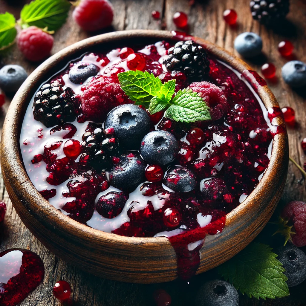 Cold Wild Berry Sauce