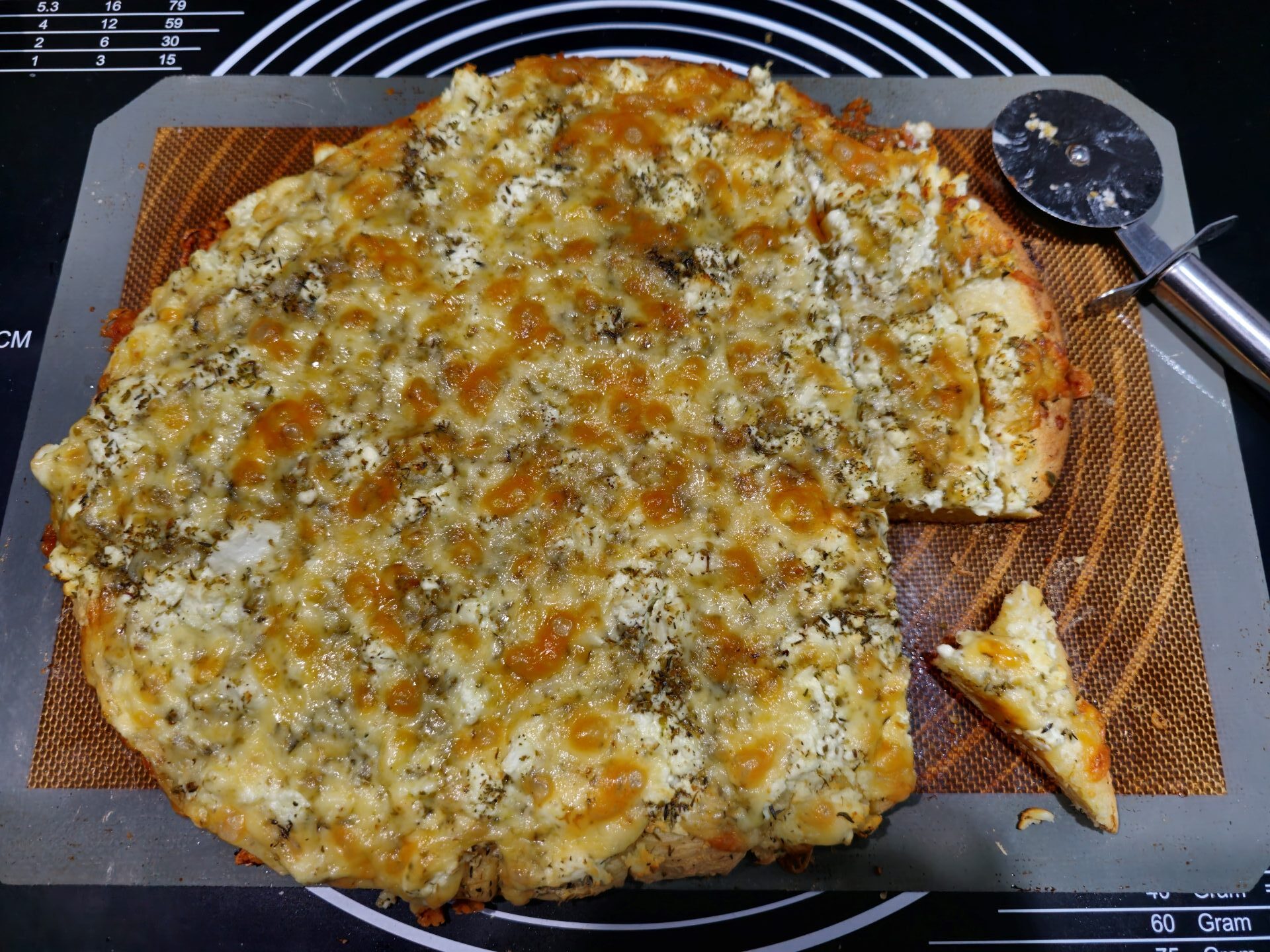 Garlic Cheese Flatbread