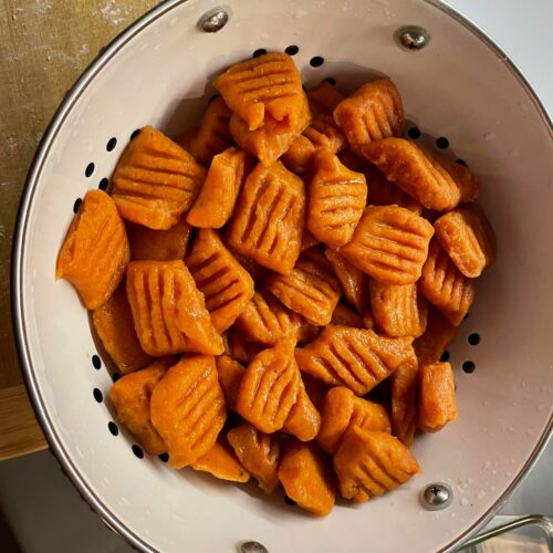 Red Lentil Gnocchi