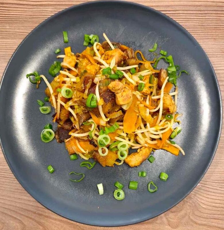 Asian fried potatoes