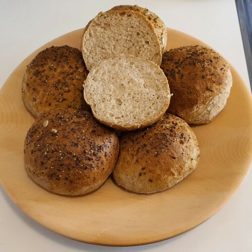 Rustic Hamburger buns