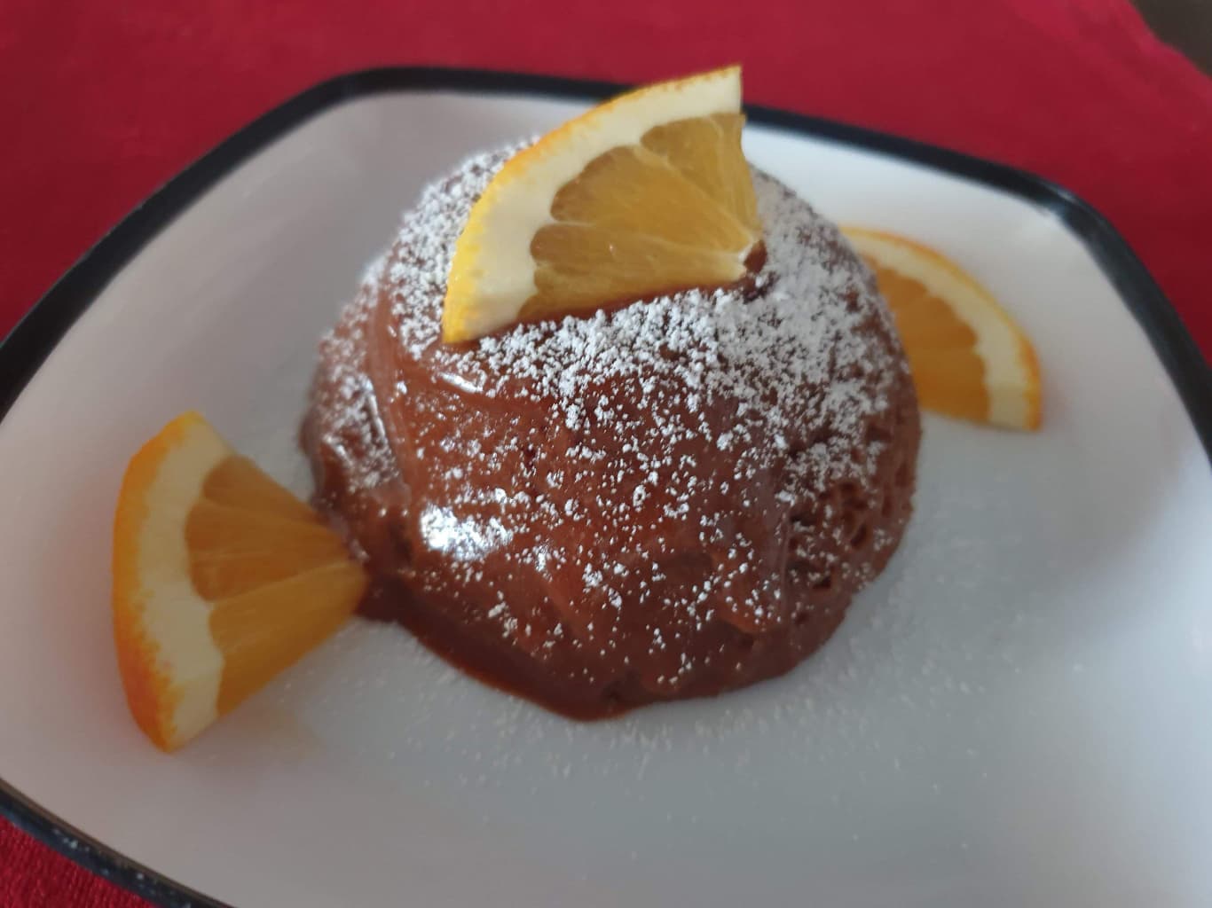 Orange Chocolate Mug Cake